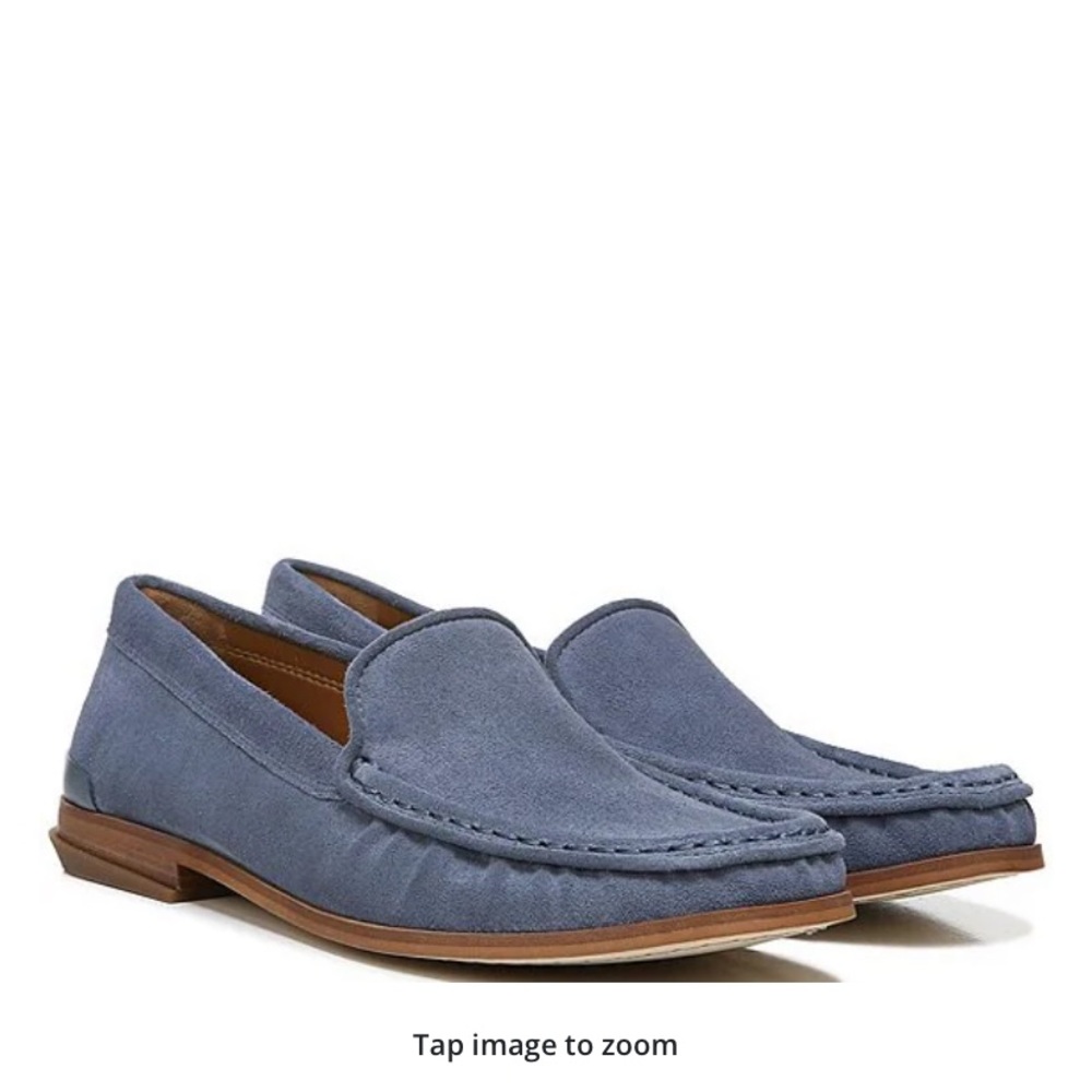 SARTO By Franco Sarto Dusty Blue Suede Loafers